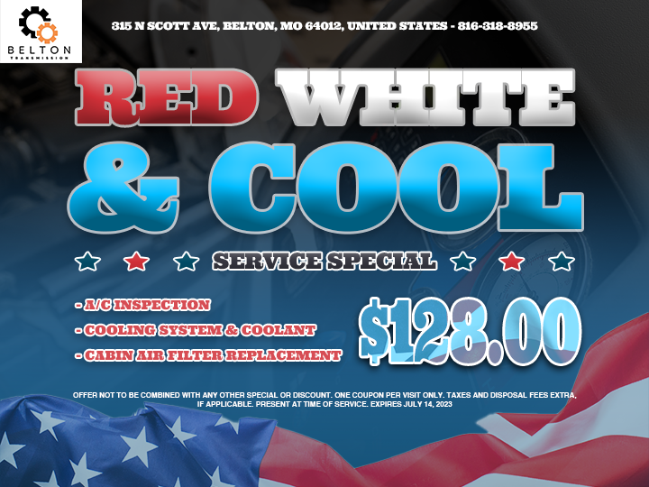 July 4th Service Special - Red, White, & Cool!